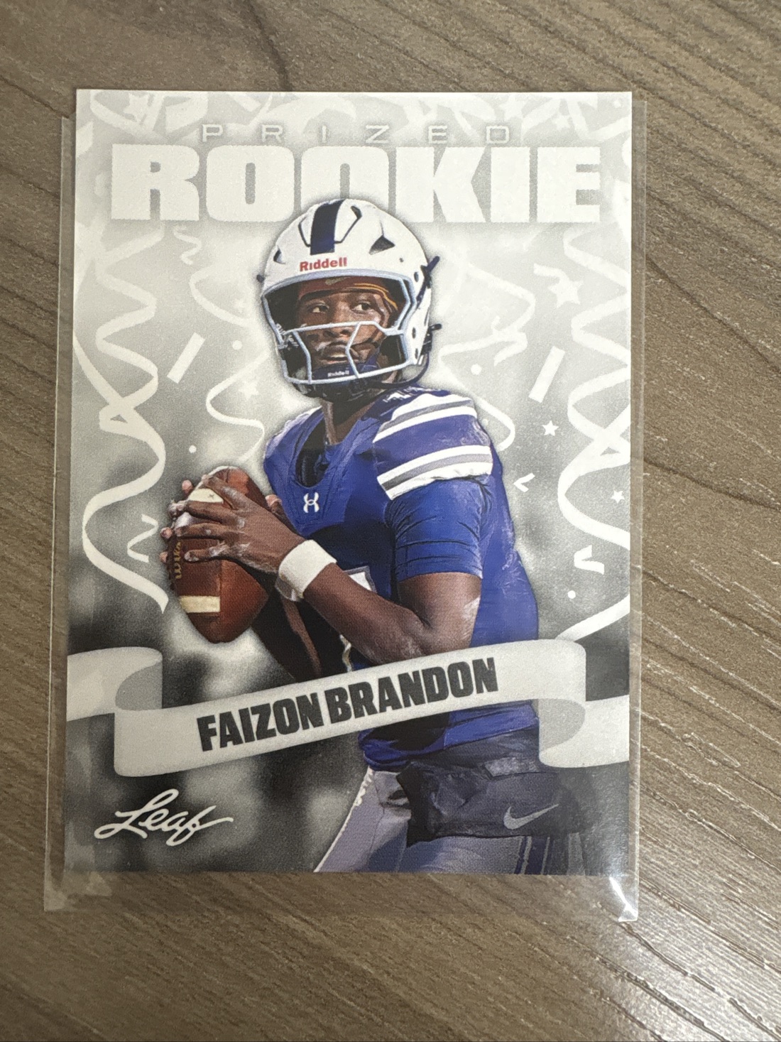 2024 Leaf Prized Rookie Faizon Brandon #35
