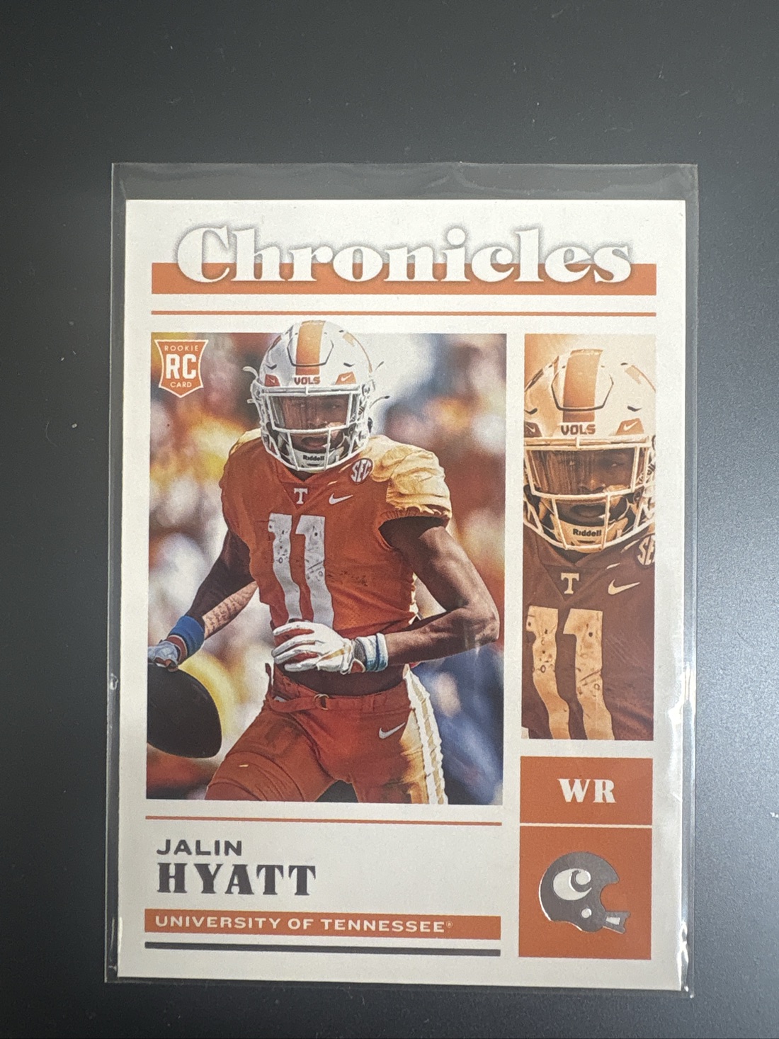 2023 Panini Chronicles Draft Picks Jalin Hyatt #11 Rookie Card