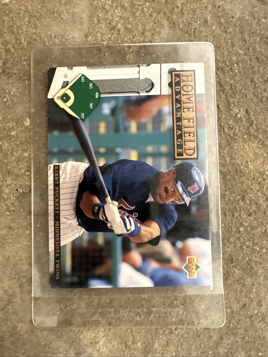 1994 Upper Deck Kirby Puckett Home Field Advantage #289