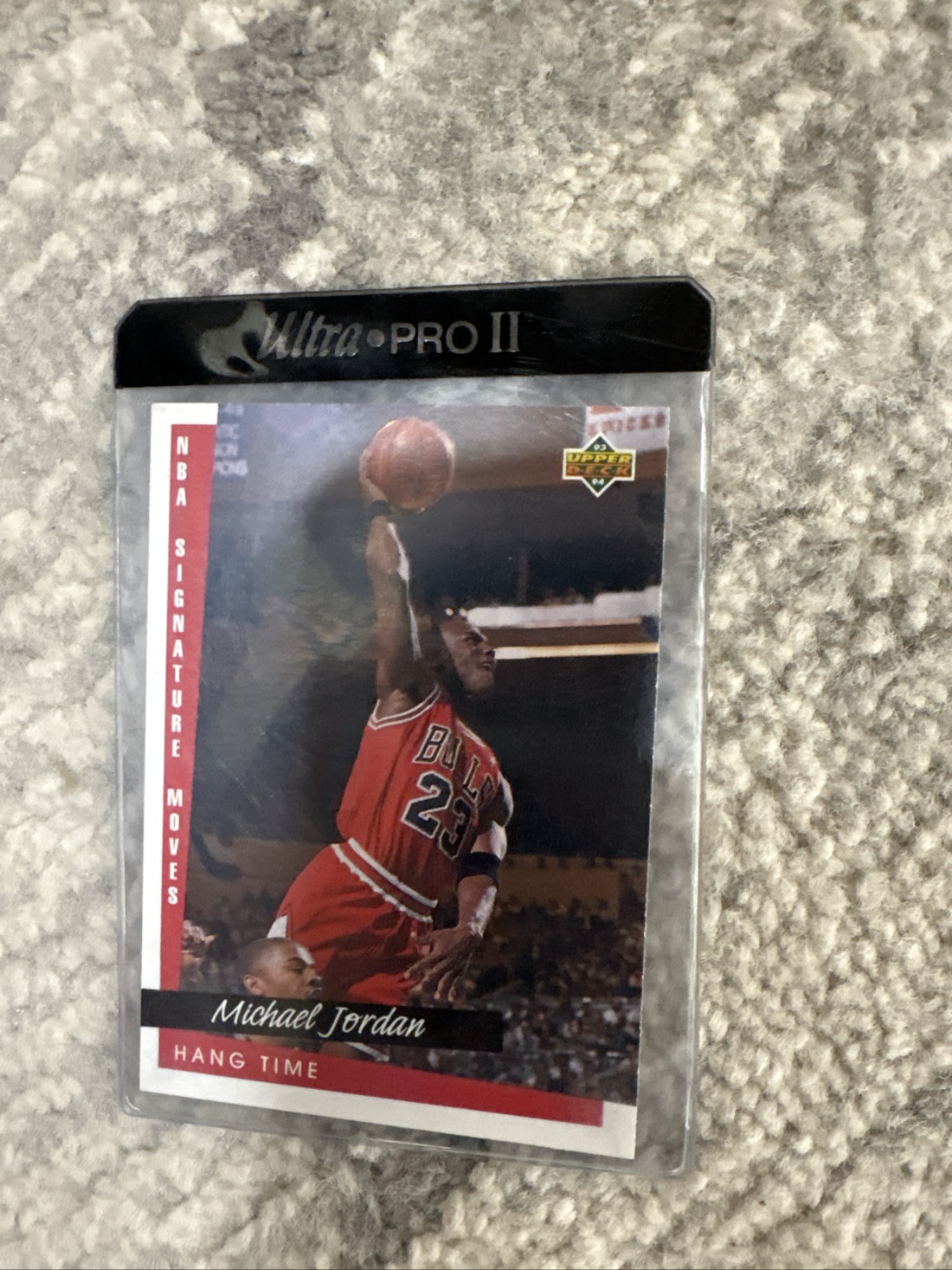 1993-94 Upper Deck NBA Signature Moves Michael Jordan #237 Hang Time