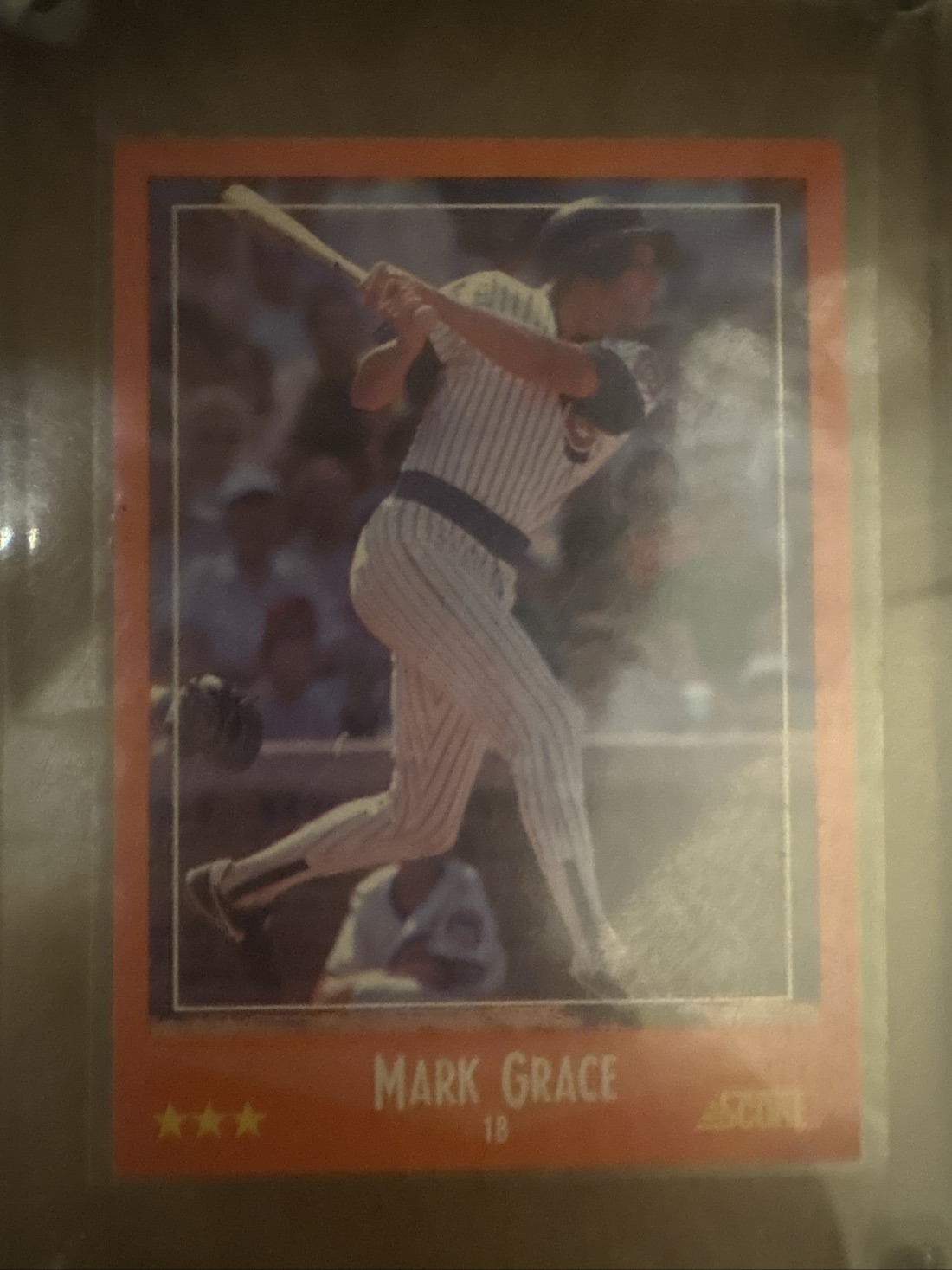1988 Score Traded Mark Grace #80T